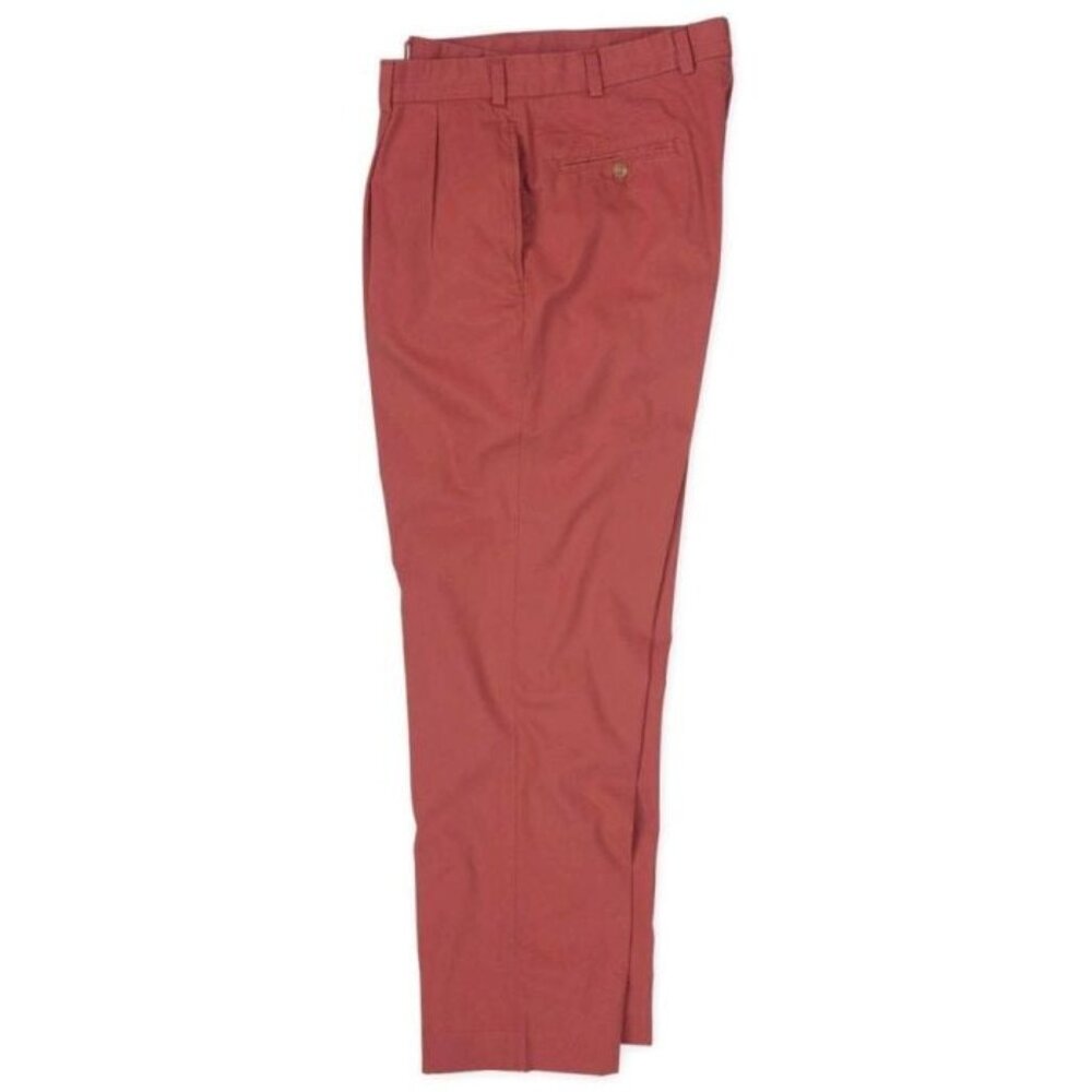 NWT Mens Size 34 Bills Khakis M2P Weathered Red Pleat Vintage Twill Chino Pants